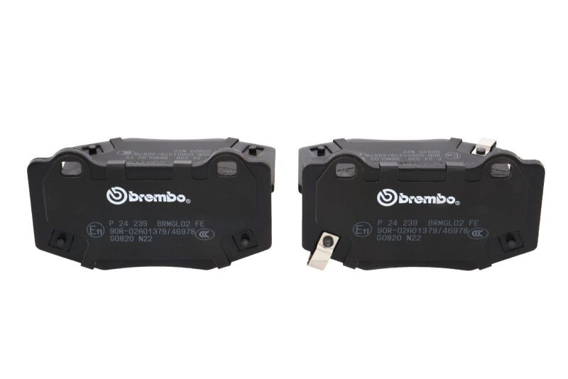 Brembo OE 15-22 Ford Mustang PRIME Low-Met Brake Pad - Rear - P24239 Photo - Close Up