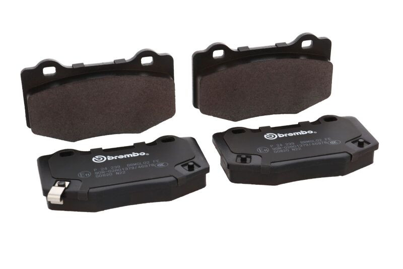 Brembo OE 15-22 Ford Mustang PRIME Low-Met Brake Pad - Rear - P24239 Photo - Close Up