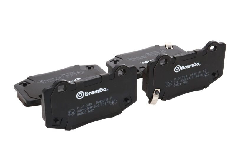 Brembo OE 15-22 Ford Mustang PRIME Low-Met Brake Pad - Rear - P24239 Photo - Close Up