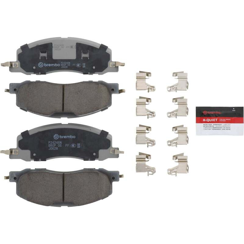 Brembo OE 20-23 Ford Explorer/Police Interceptor Utility/Lincoln Aviator Ceramic Brake Pad - Front - P24246N Photo - Close Up
