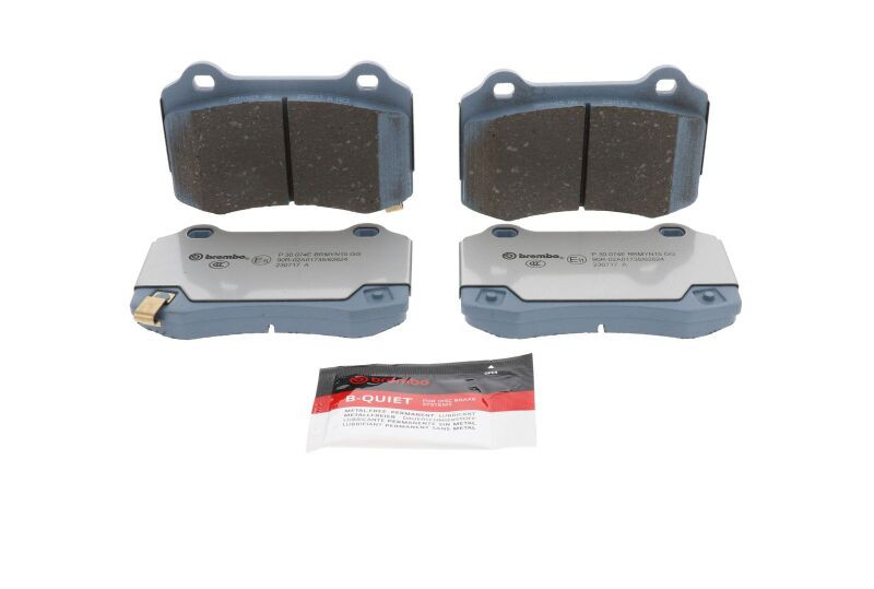 Brembo OE 12-21 Tesla S/16-21 X EVPad BrakePad - P30074E Photo - Close Up