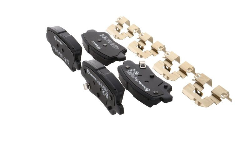 Brembo OE 21-22 Hyundai Accent/19-24 Nexo/2016 Sonata/2019 Sonata PRIME Low-Met Brake Pad - Rear - P30103 Photo - Close Up