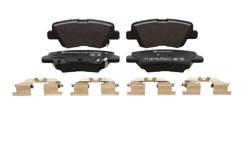 Brembo OE 21-22 Hyundai Accent/19-24 Nexo/2016 Sonata/2019 Sonata PRIME Low-Met Brake Pad - Rear - P30103 Photo - Close Up