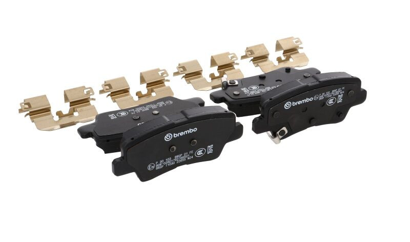 Brembo OE 21-22 Hyundai Accent/19-24 Nexo/2016 Sonata/2019 Sonata PRIME Low-Met Brake Pad - Rear - P30103 Photo - Close Up
