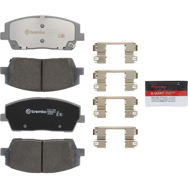 Brembo OE 20-24 Hyundai Palisade/Kia Telluride PRIME Ceramic Brake Pad - Front - P30116N Photo - Close Up