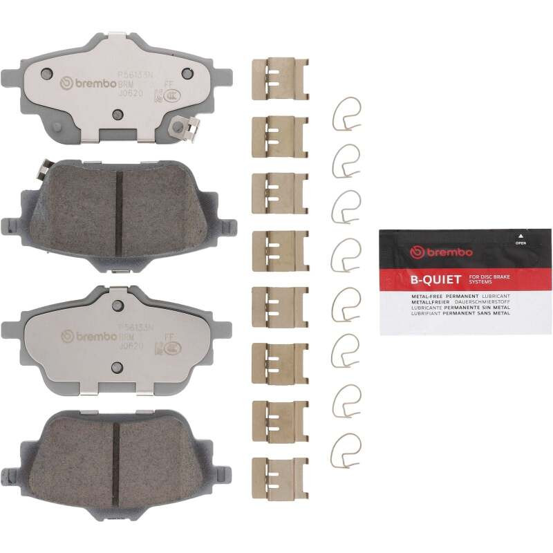 Brembo OE 20-24 Nissan Sentra PRIME Ceramic Brake Pad - Rear - P56133N Photo - Close Up