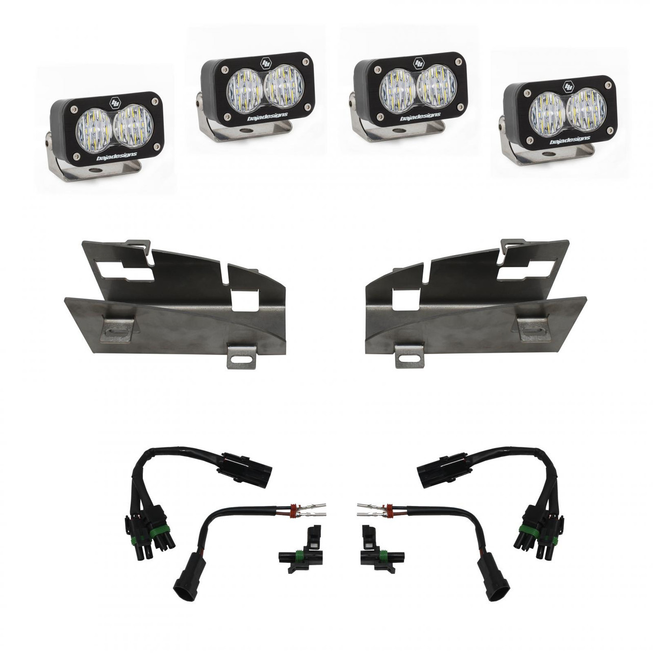 Baja Designs S2 Sport Dual Fog Pocket Light Kit - 21-24 RAM TRX