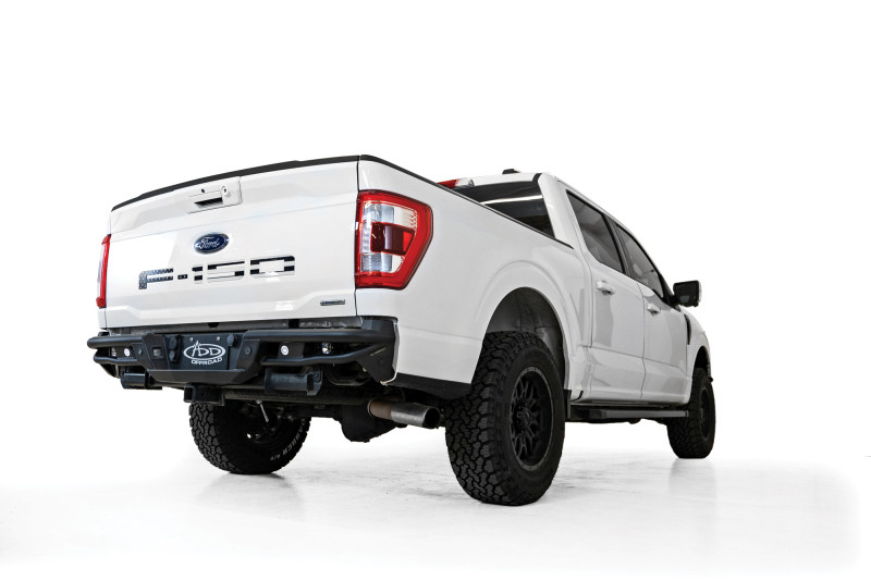 Addictive Desert Designs 21-23 Ford F-150 PRO Bolt-On Rear Bumper w/ Back-up Sensor Cutouts - R198571280103