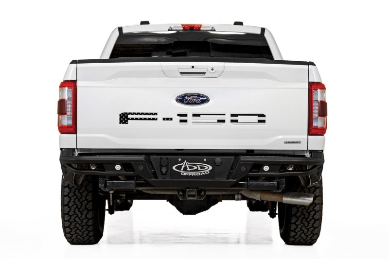 Addictive Desert Designs 21-23 Ford F-150 PRO Bolt-On Rear Bumper w/ Back-up Sensor Cutouts - R198571280103