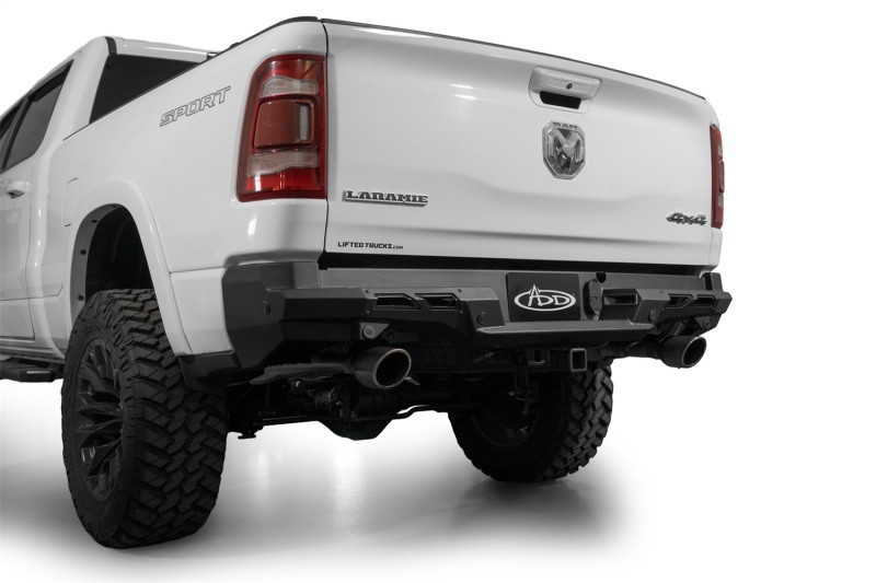 Addictive Desert Designs 19-24 RAM 1500 Black Label Rear Bumper - R55020NA0103