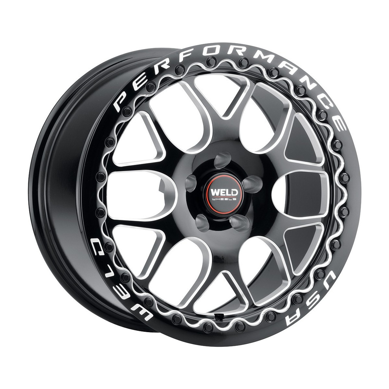 Weld Solana Beadlock 15x10 Rear Wheel - S550 / S650 Mustang (S910B0067P50)