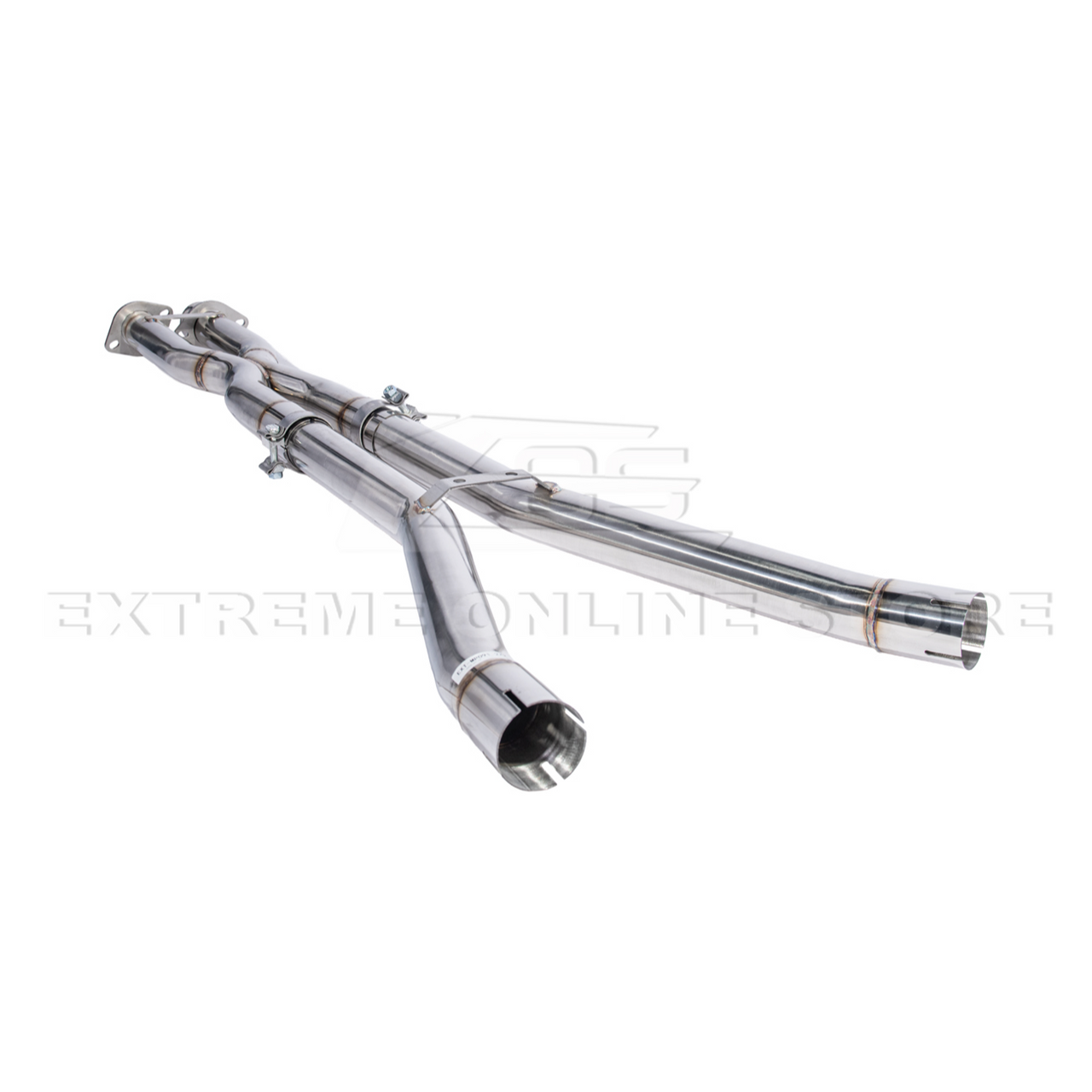 EOS 2.5" X-Pipe Kit T-304 Stainless Steel - Automatic Trans - 05-08 C6 Corvette (EXT-MP091)
