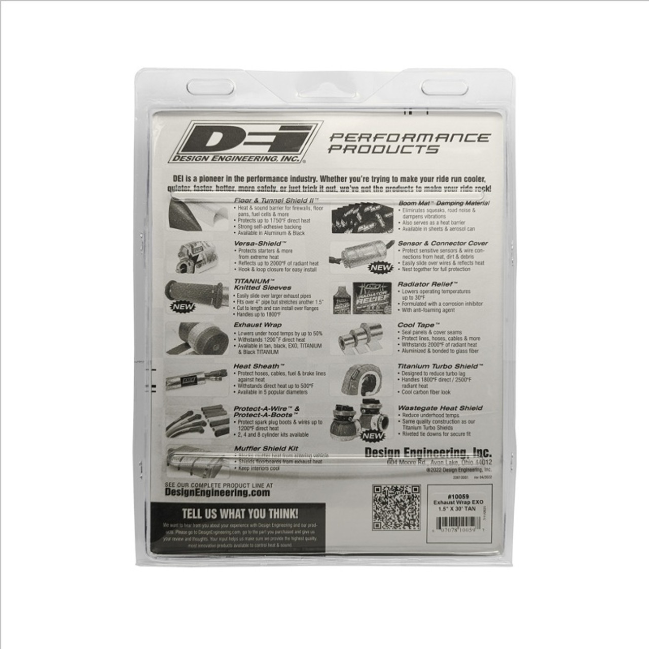 DEI Exhaust Wrap 1.5in x 30ft - EXO - Tan - 10059