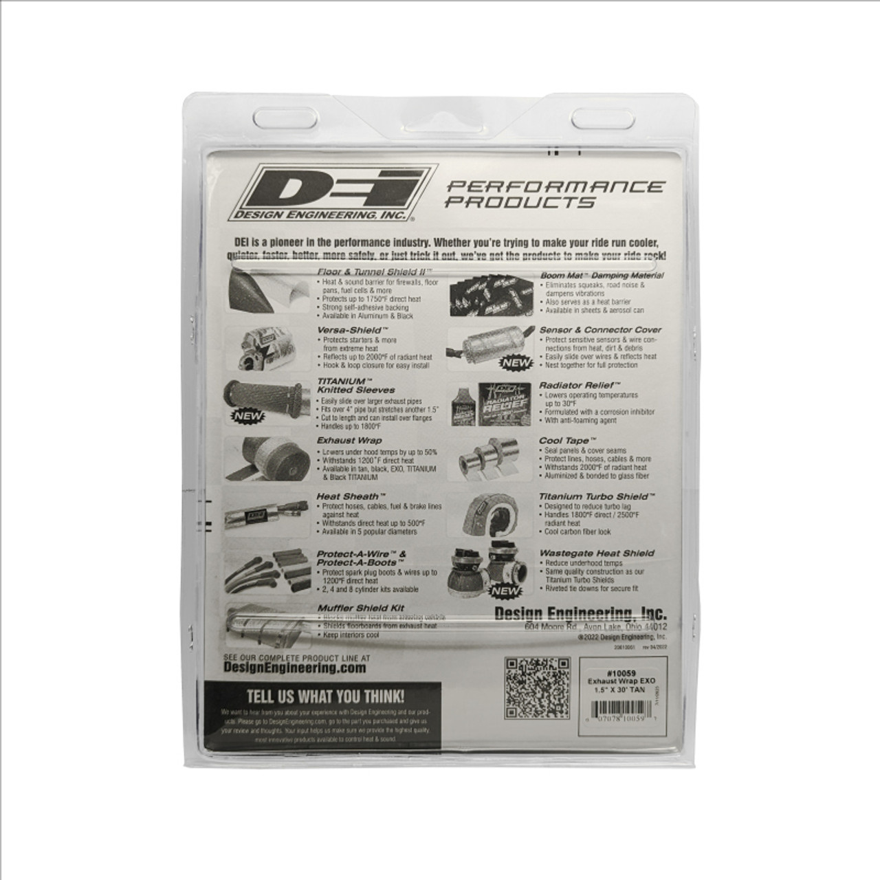 DEI Exhaust Wrap 1.5in x 30ft - EXO - Tan - 10059