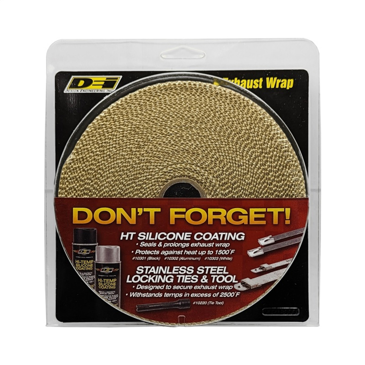 DEI Exhaust Wrap 2in x 50ft - Tan - 10102