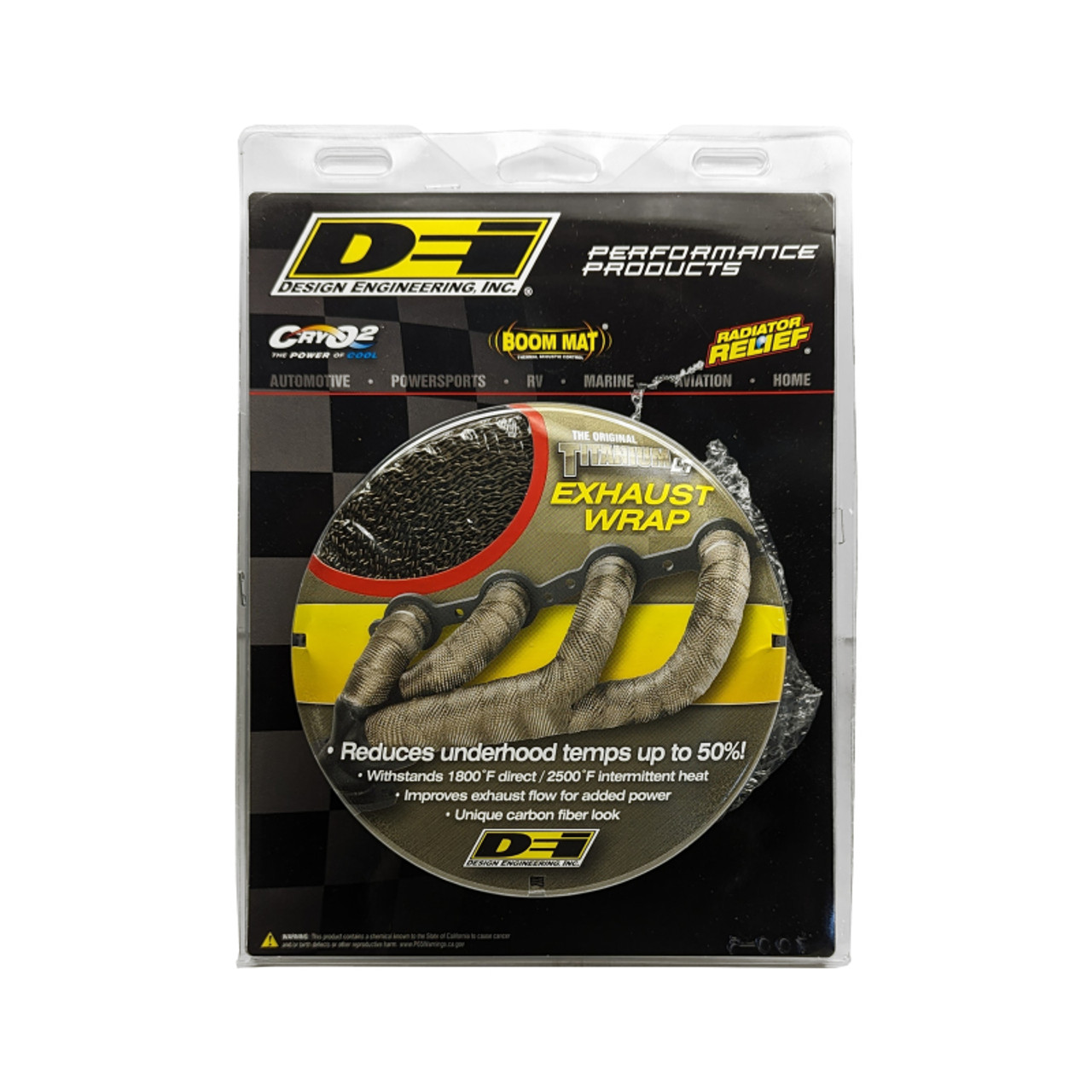 DEI Exhaust Wrap 1in x 50ft - Titanium - 10126
