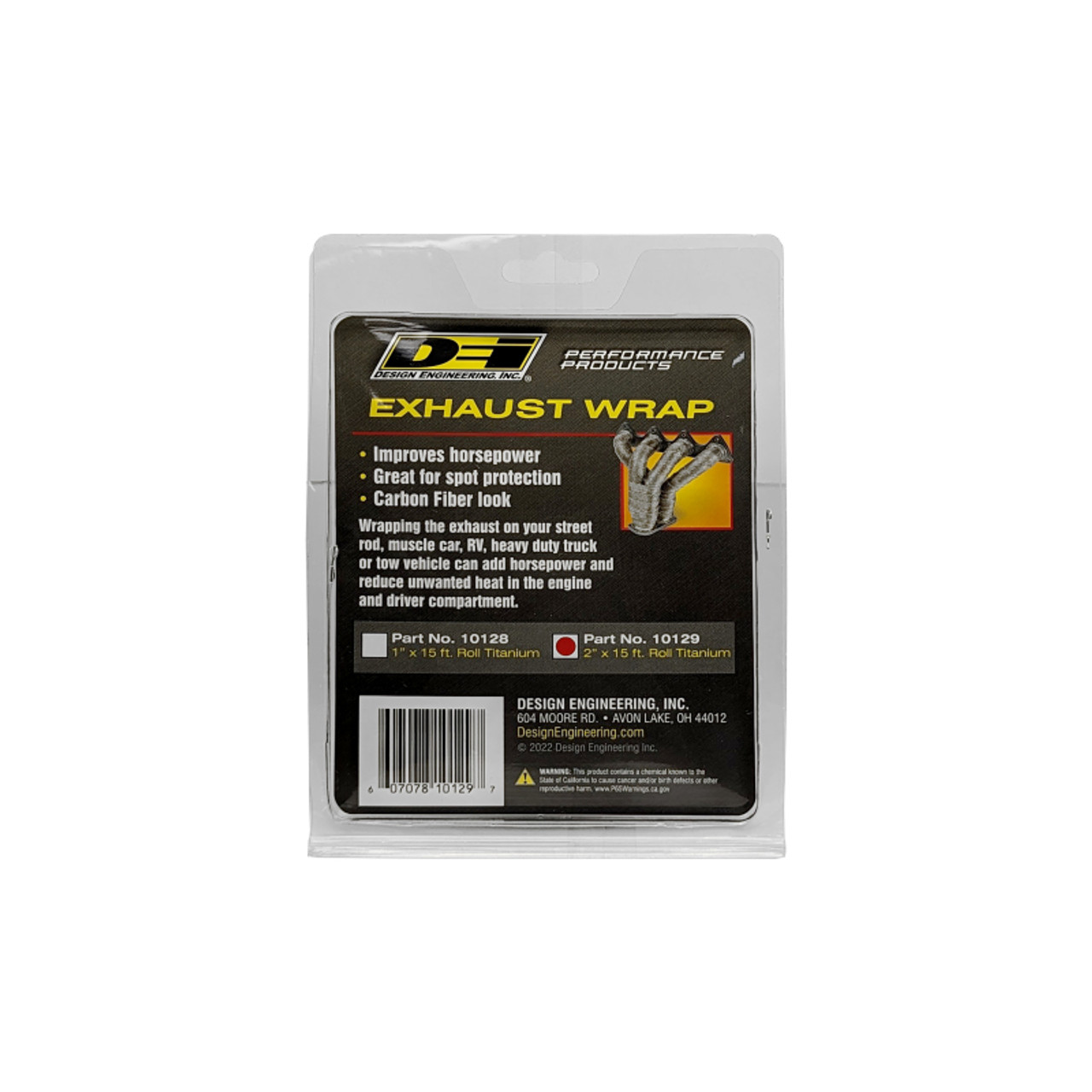 DEI Exhaust Wrap 2in x 15ft - Titanium - 10129