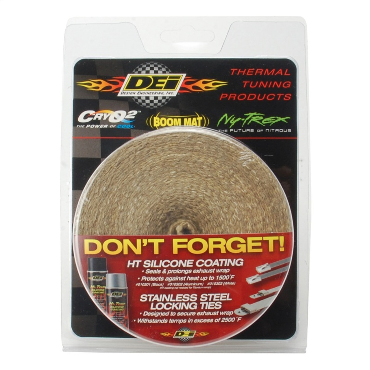 DEI Exhaust Wrap 2in x 25ft - Tan - 10137