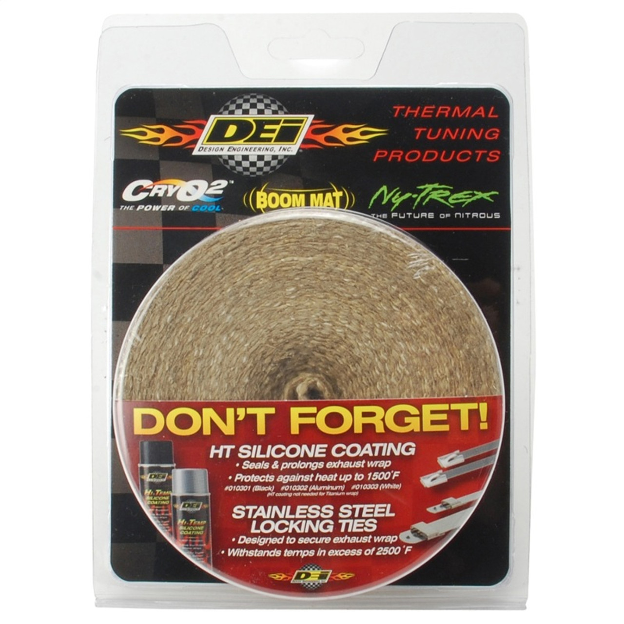 DEI Exhaust Wrap 2in x 25ft - Tan - 10137