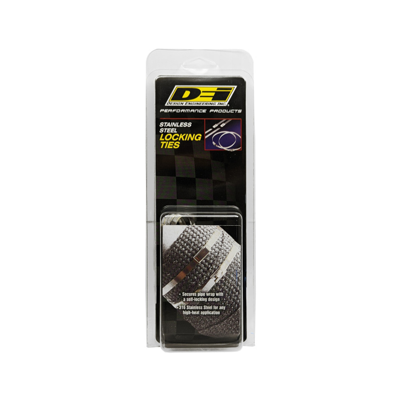 DEI Stainless Steel Locking Tie 8in - 8 per pack - 10201