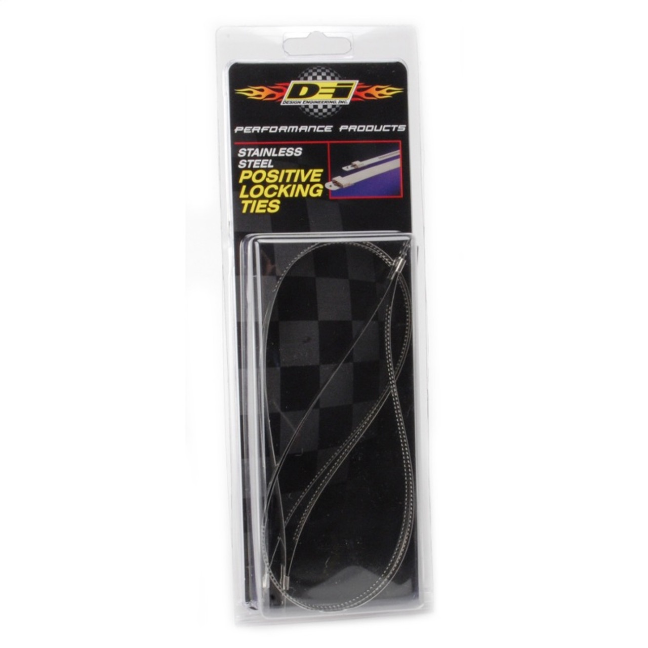 DEI Stainless Steel Positive Locking Tie 1/4in (7mm) x 14in - 4 per pack - 10209