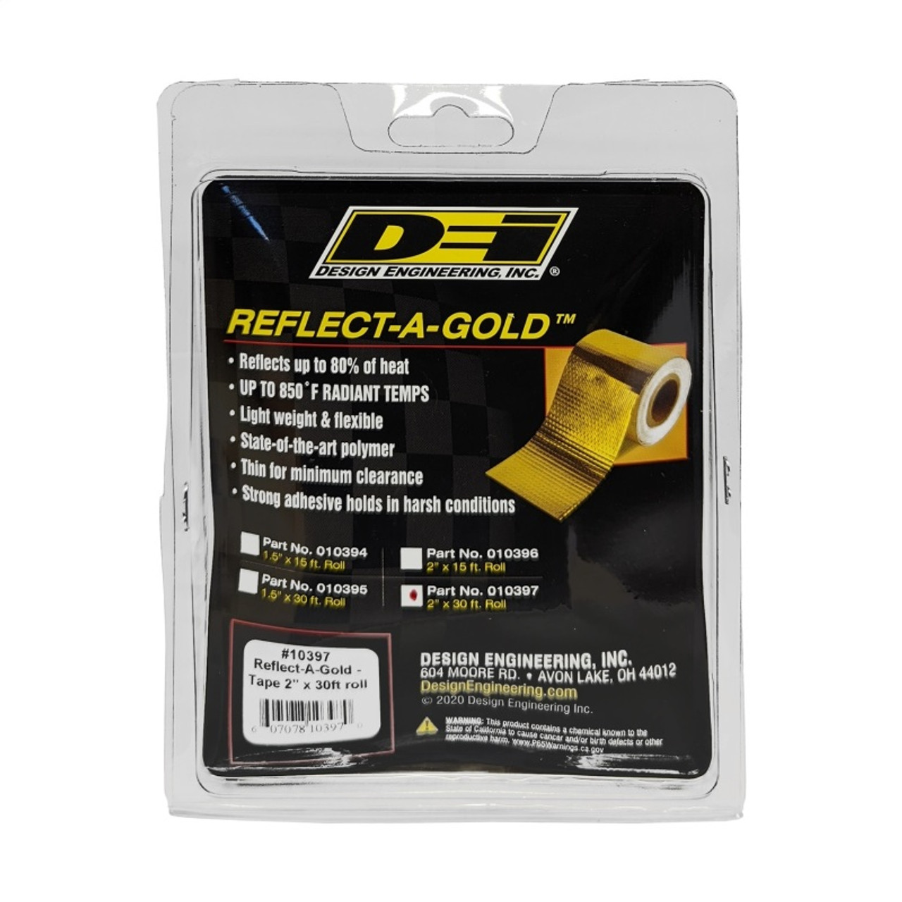 DEI Reflect-A-GOLD 2in x 30ft Tape Roll - 10397