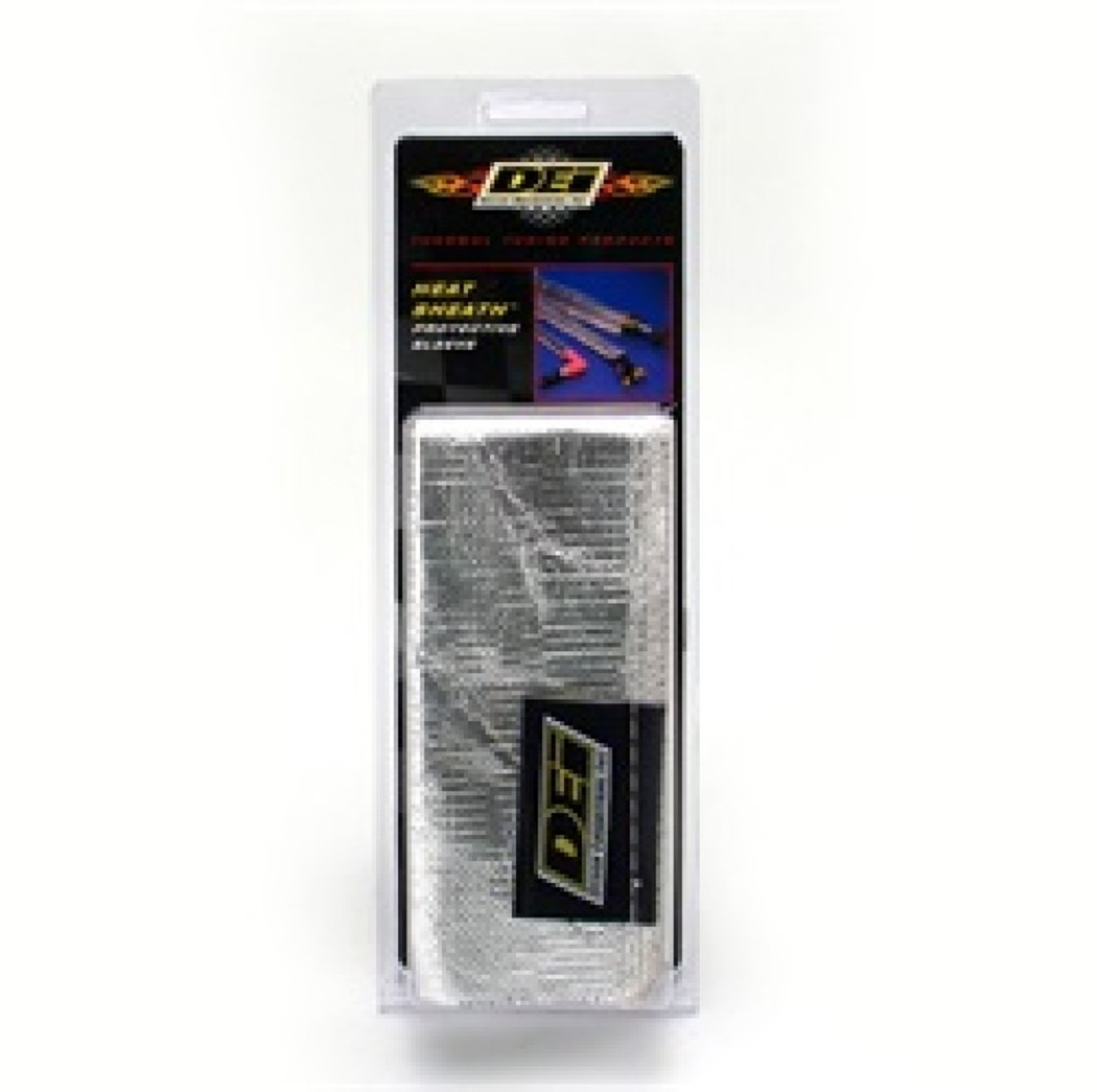 DEI Heat Sheath 1-1/4in I.D. x 3ft - Aluminized Sleeving - Sewn Edge - 10404
