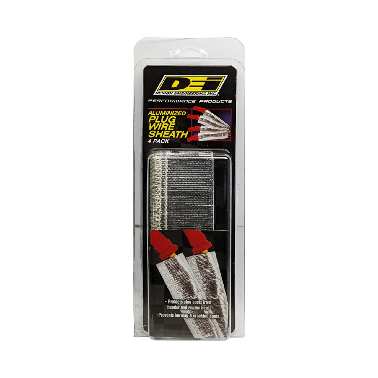 DEI Plug Wire Sheath 3/4in x 6in - 4-pack - Aluminum - 10409