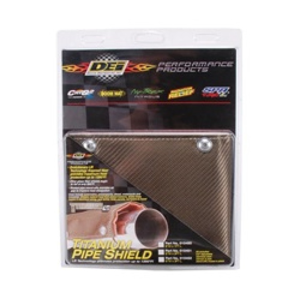 DEI Pipe Shield w/Stainless Steel Clamps - 6in x 12in - Titanium - 10450
