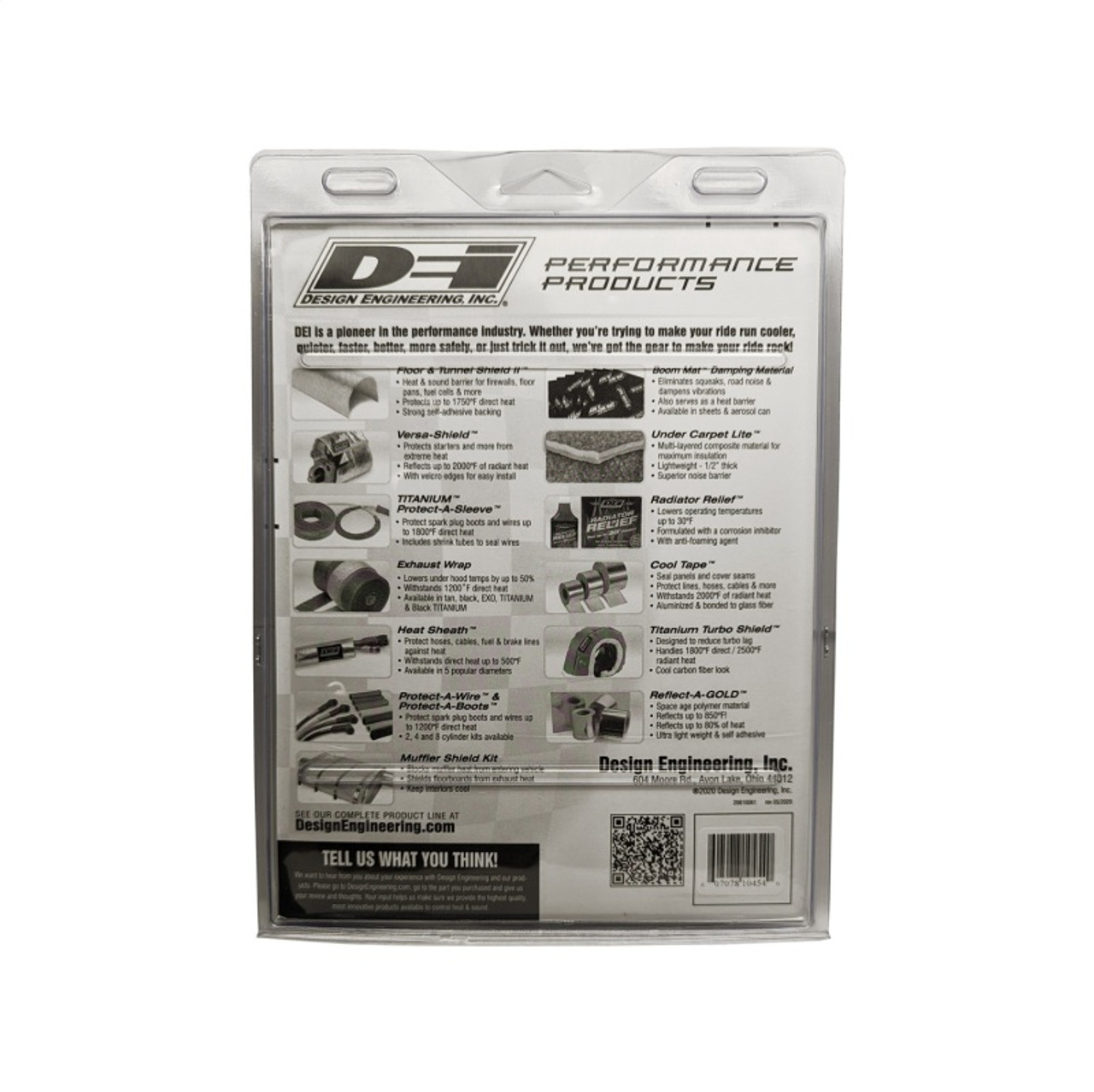 DEI Pipe Shield w/Stainless Steel Clamps - 4in x 12in - Titanium - 10454