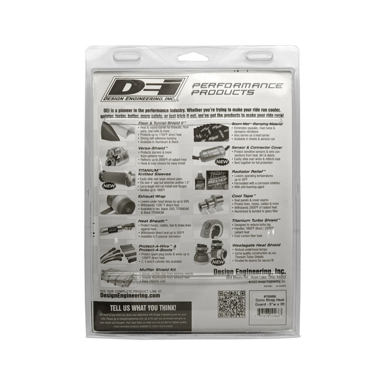 DEI Dyno Strap Heat Guard 5in w x 3ft - Aluminized - 10466
