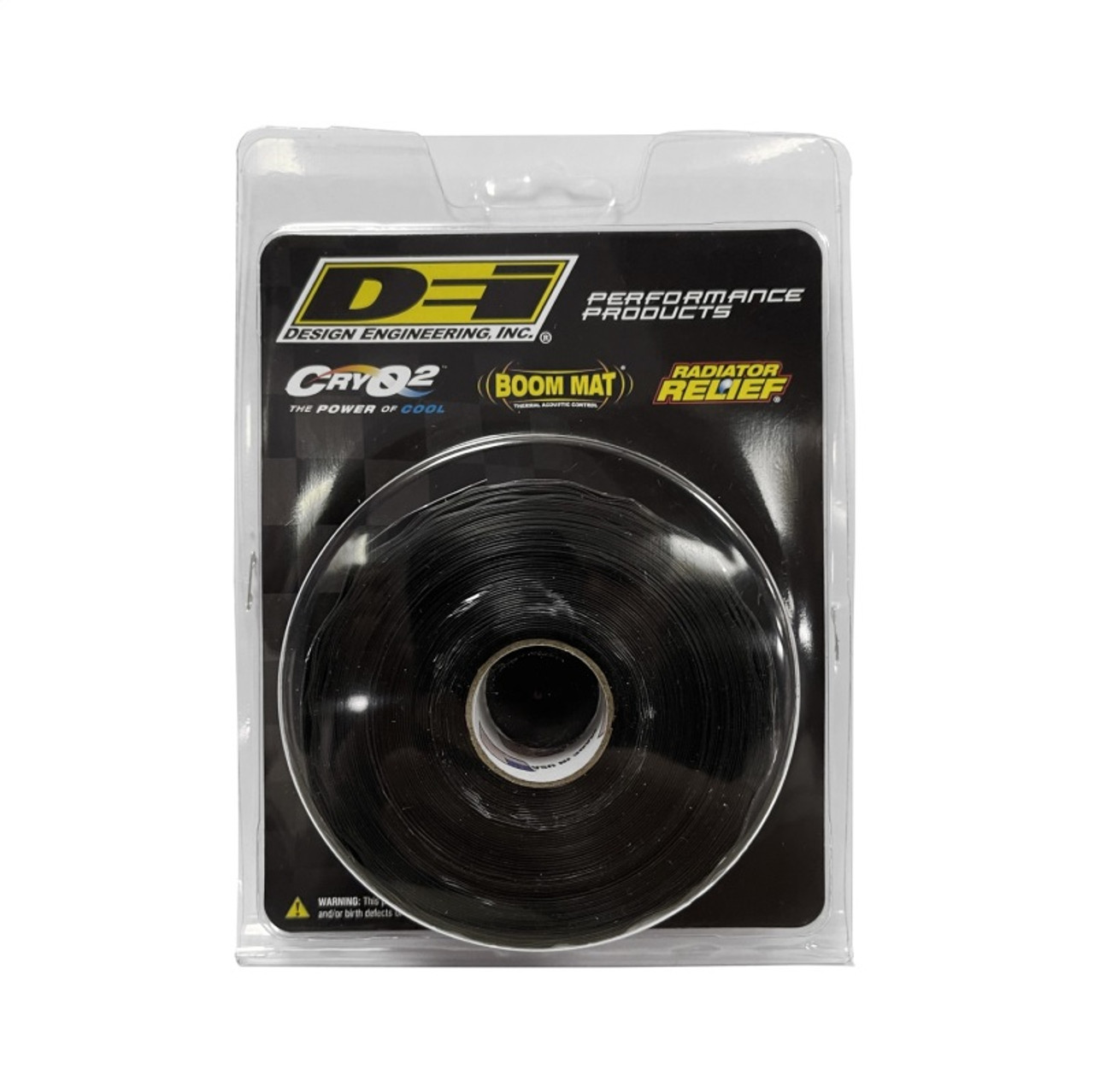 DEI Fire Tape 1in x 36ft Roll - Self Vulcanizing Tape - Black - 10476