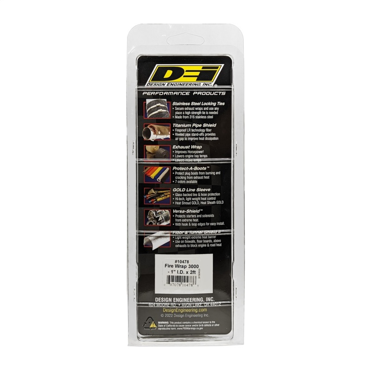 DEI Fire Wrap 3000 1in I.D. x 2ft - 10478