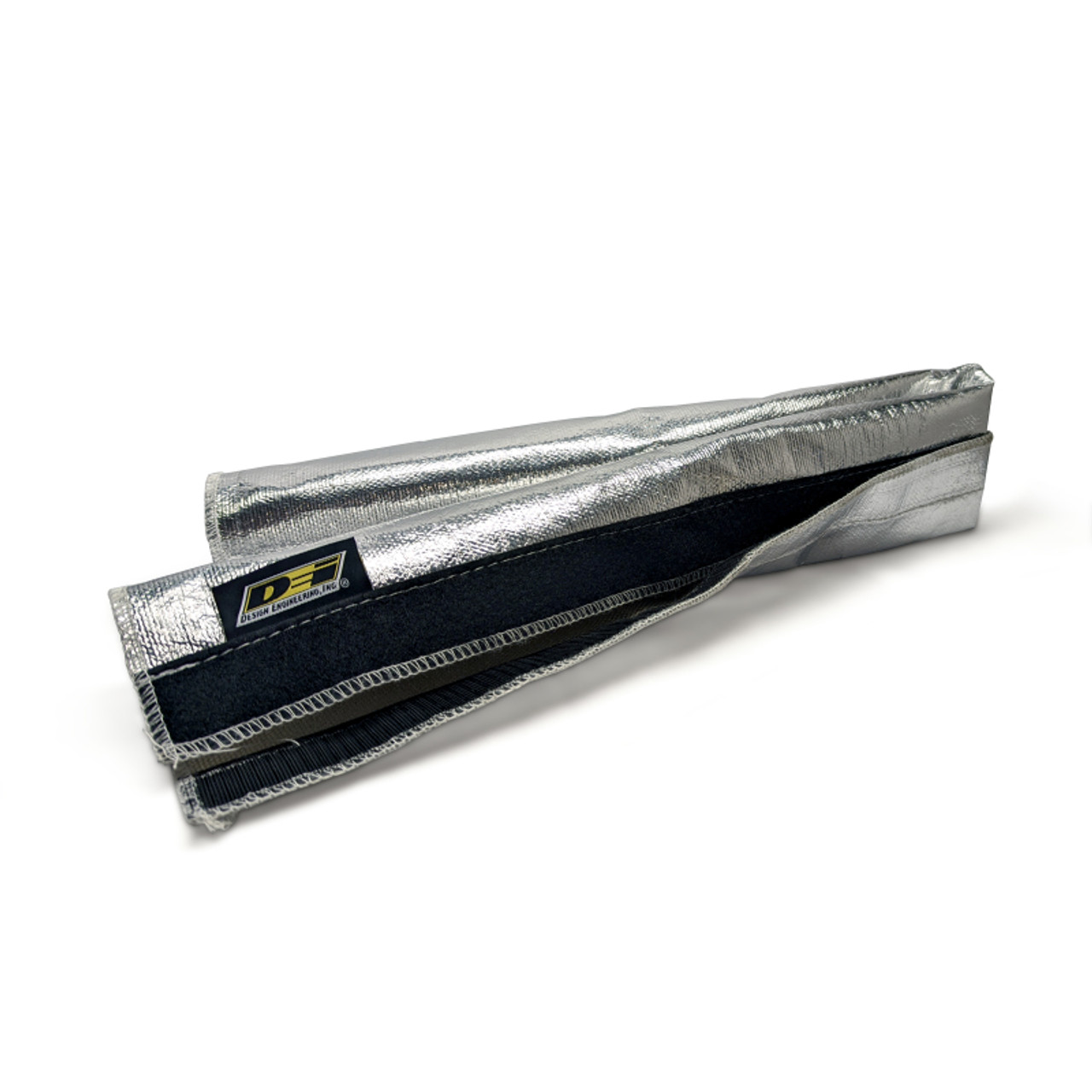 DEI Heat Shroud 2-1/2in x 3ft - Aluminized Sleeving-Hook and Loop Edge - 10487