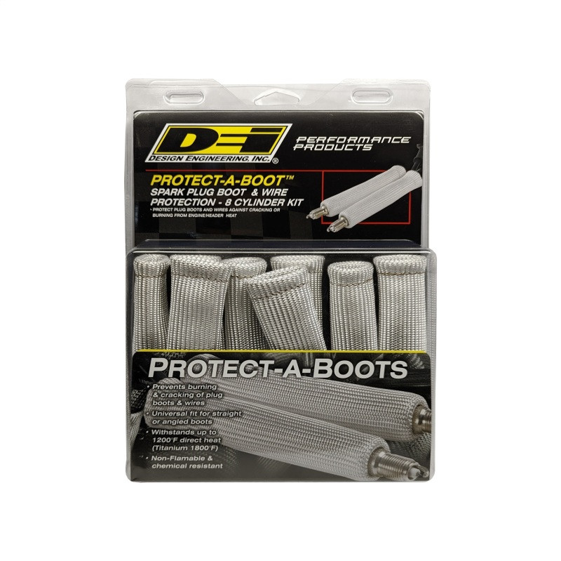 DEI Protect-A-Boot - 6in - 8-pack - Silver - 10502
