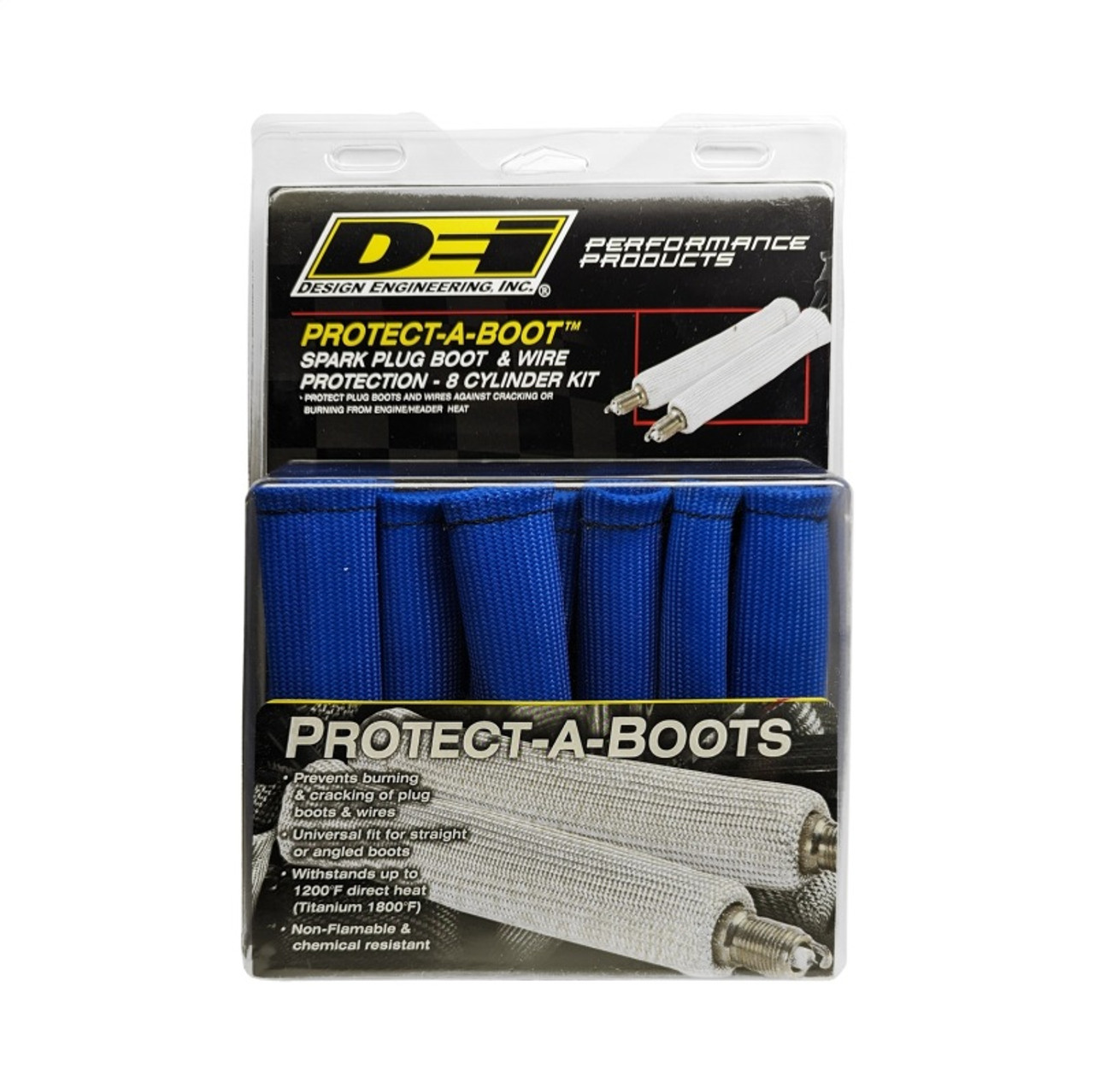 DEI Protect-A-Boot - 6in - 8-pack - Blue - 10532