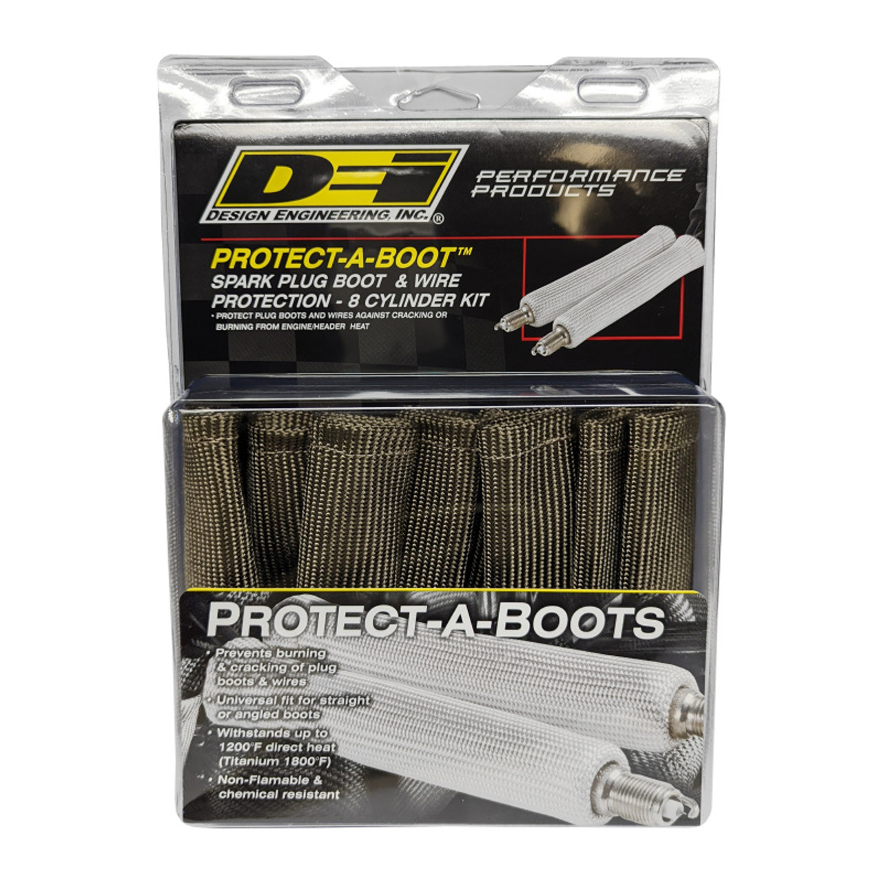 DEI Protect-A-Boot - 6in - 8-pack - Titanium - 10542