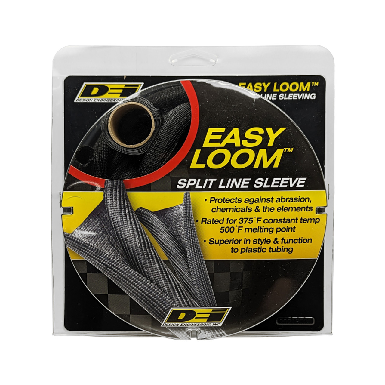 DEI Split Wire Sleeve Easy Loom 8mm-5/16in x 20 Black - 10651