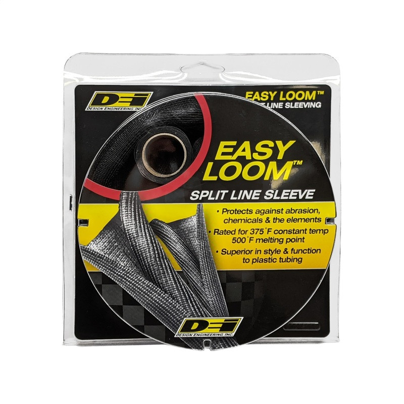 DEI Split Wire Sleeve Easy Loom 19mm-3/4in x 10 Black - 10655