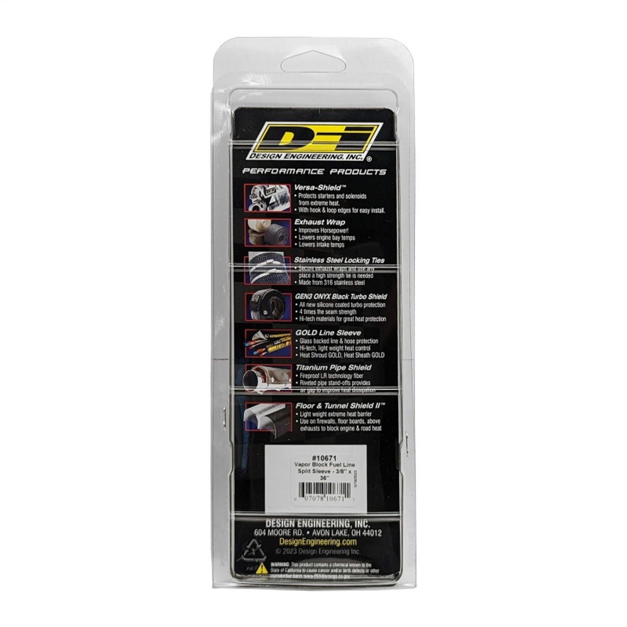 DEI Vapor Block Sleeve 3/8in x 36in - 10671
