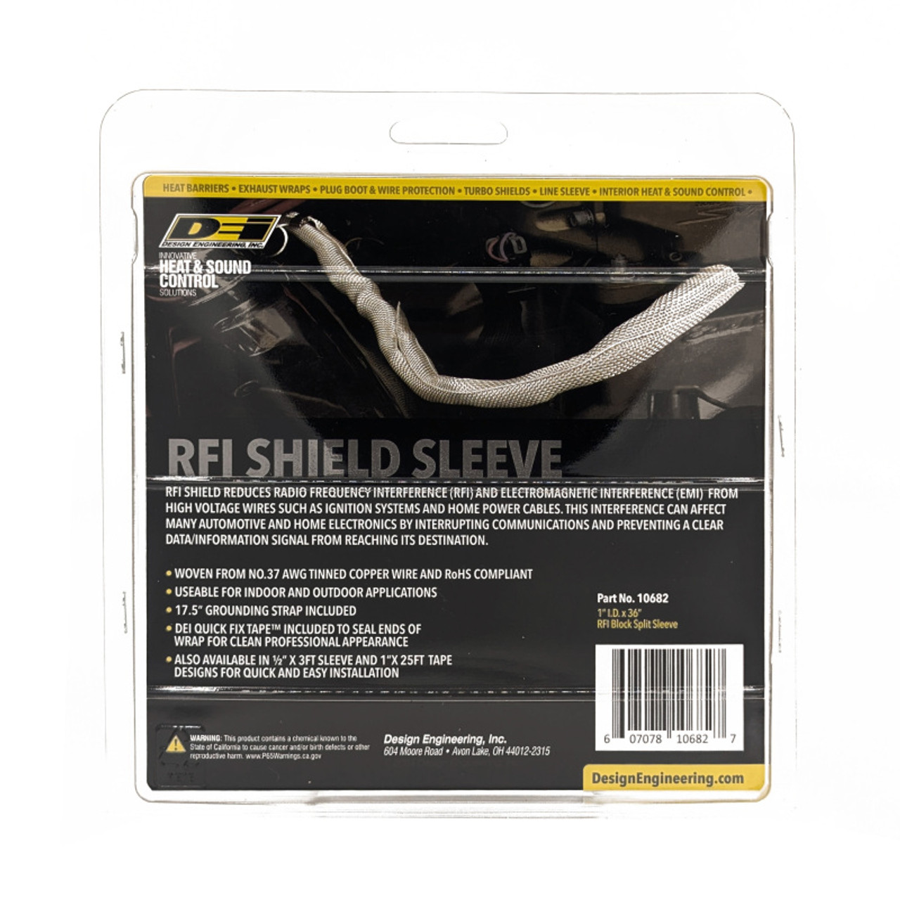 DEI RFI Shield Split Sleeve - 1in x 3ft - 10682