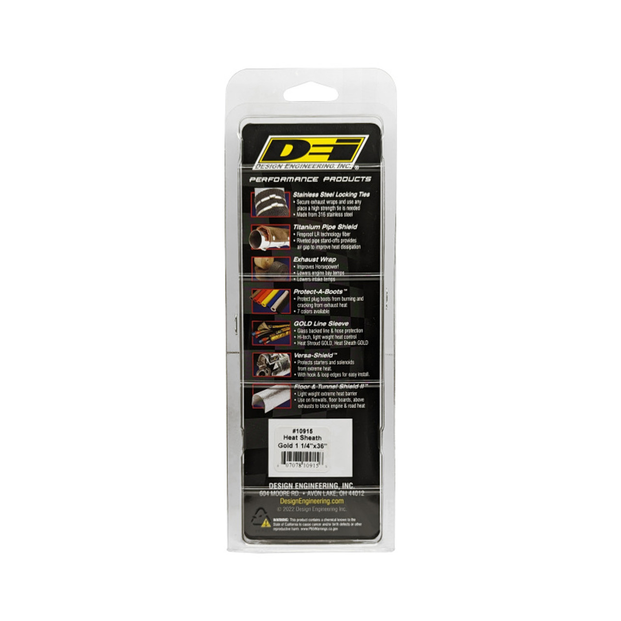 DEI Heat Sheath GOLD 1-1/4in x 36in - 10915