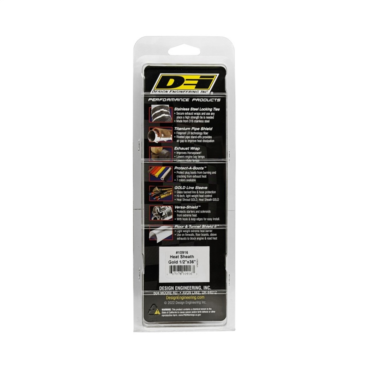 DEI Heat Sheath GOLD 1/2in x 36in - 10916