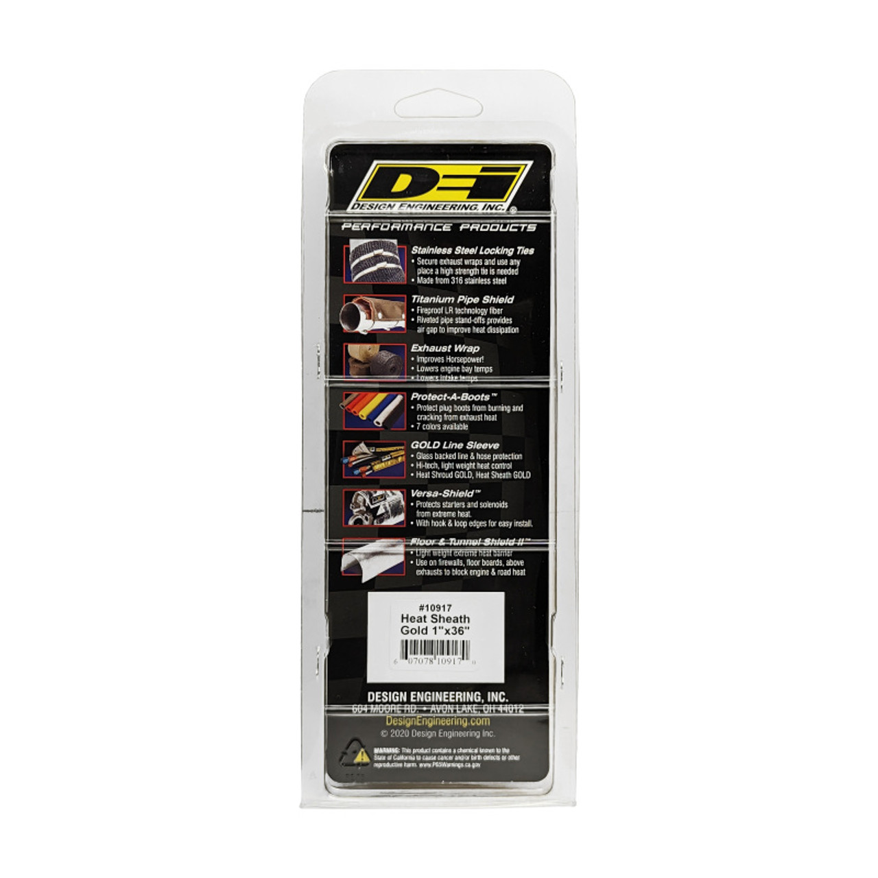 DEI Heat Sheath GOLD 1in x 36in - 10917