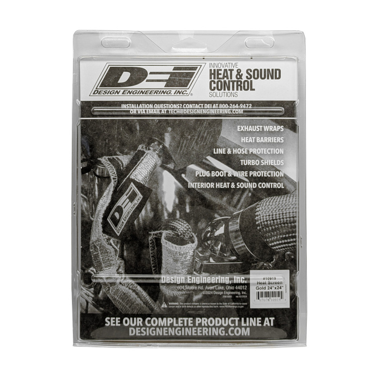 DEI Heat Screen GOLD 24in x 24in - Non-Adhesive - 10919