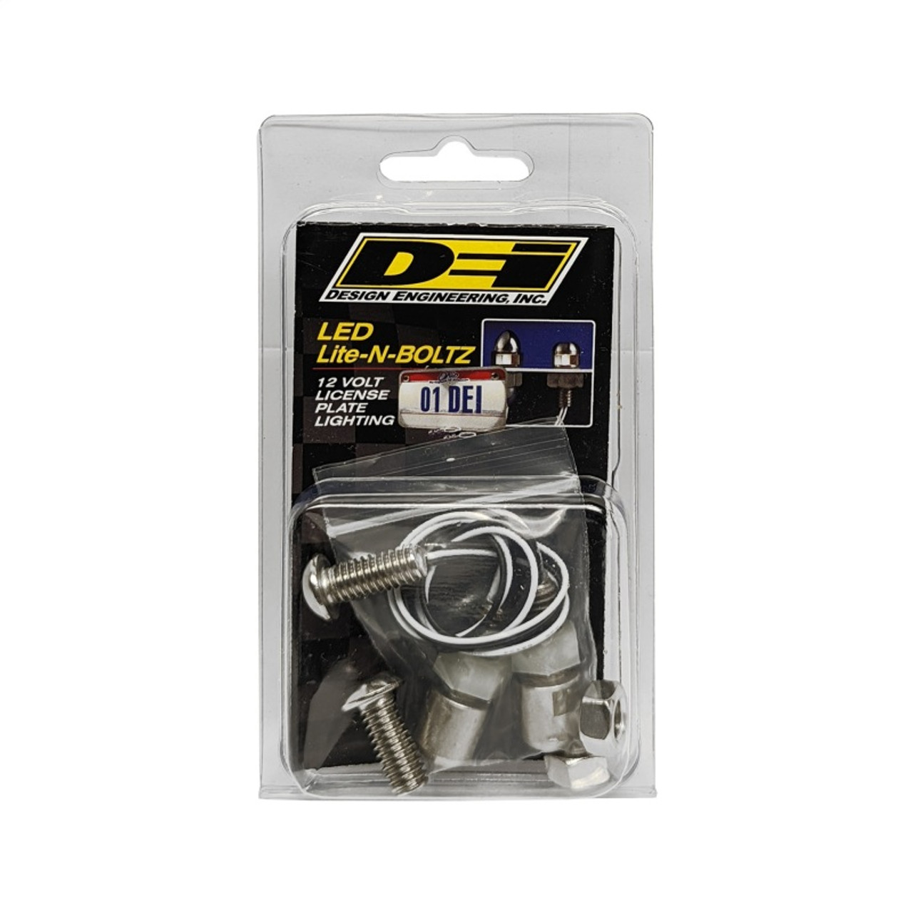 DEI LED LiteN Boltz License Plate Lighting Kit - Dome Head - 4pc - Satin - 30301
