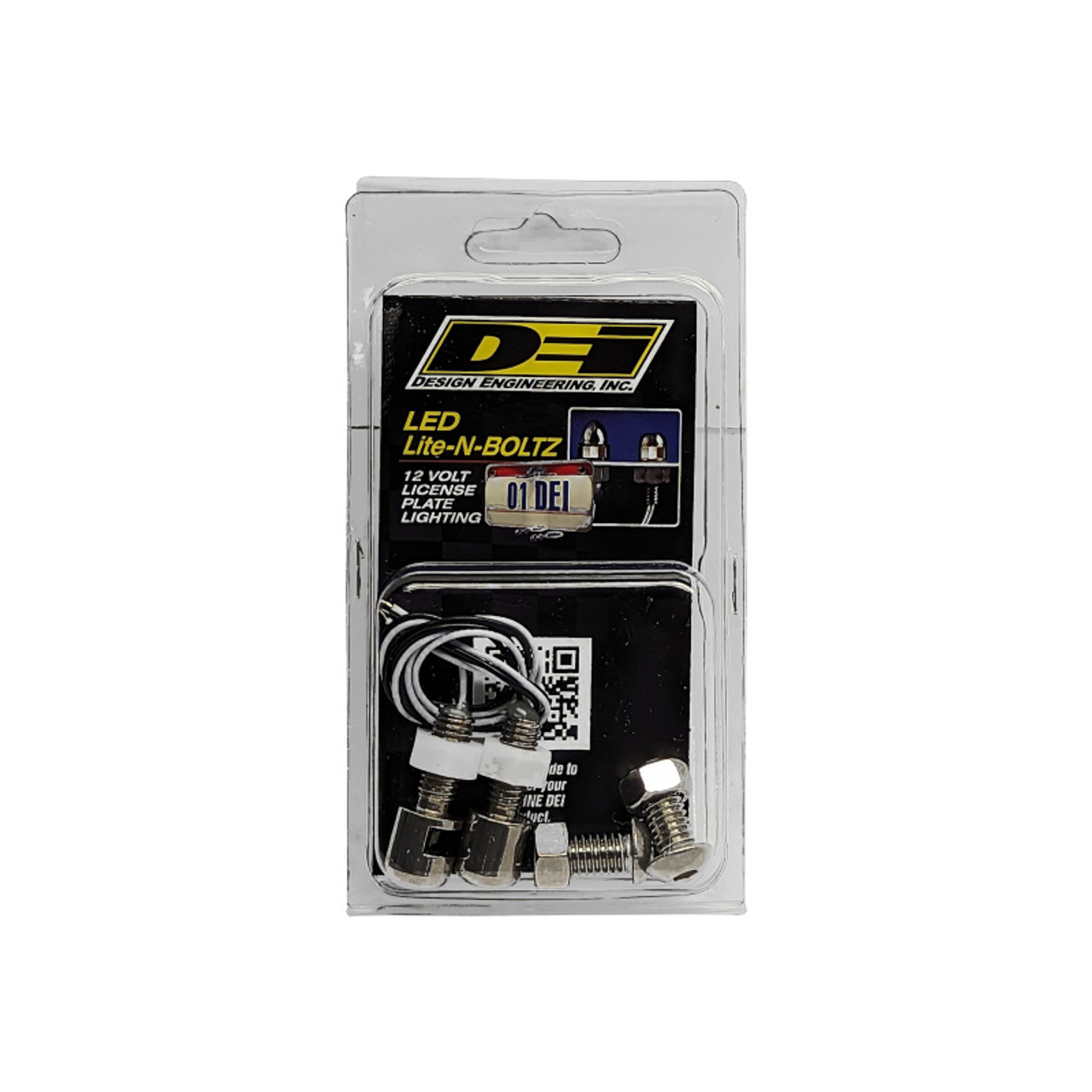 DEI LED LiteN Boltz License Plate Lighting Kit - Dome Head - 4pc - Satin - 30301