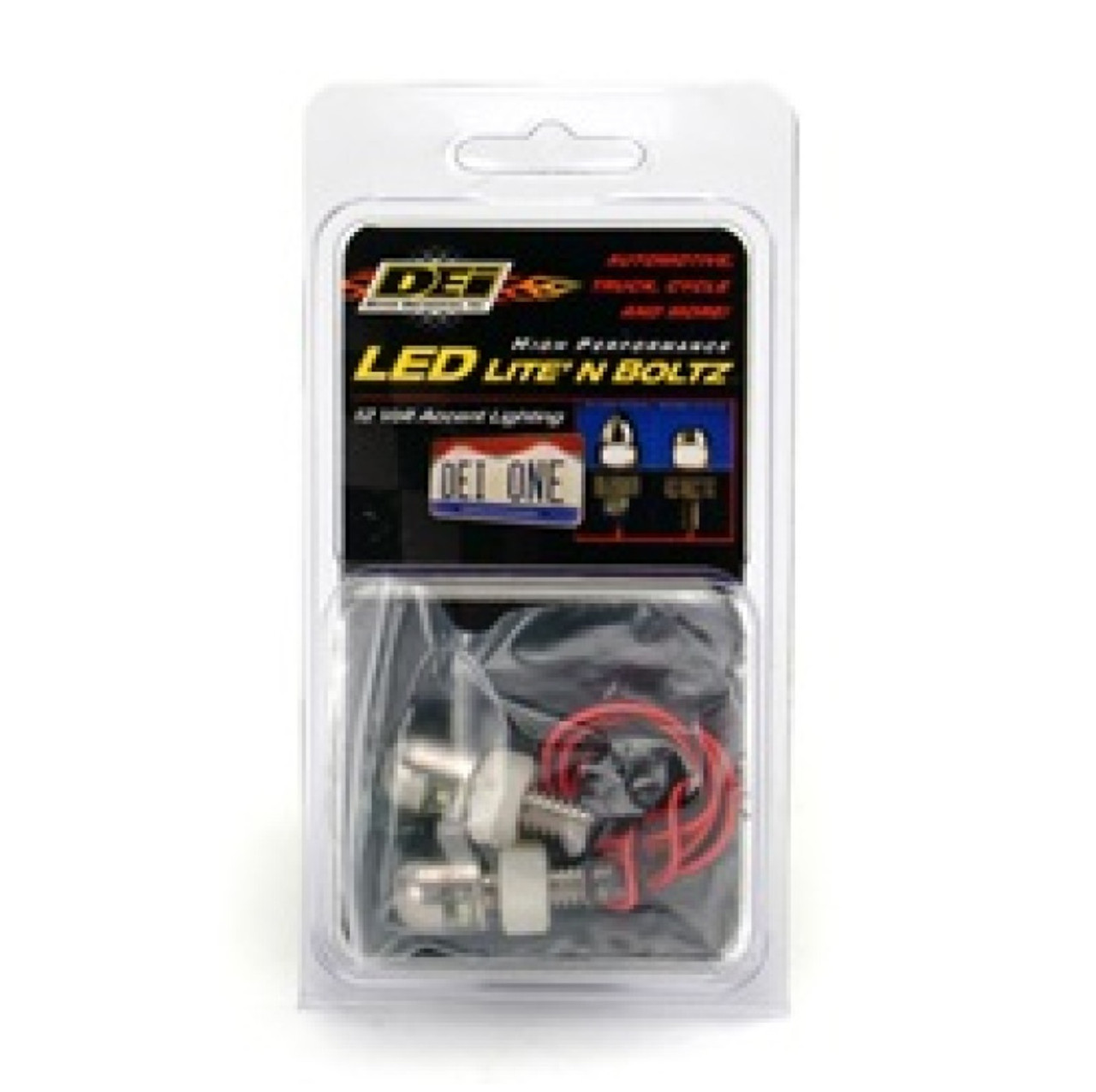 DEI LED LiteN Boltz License Plate Lighting - Dome Head - 2pc - Satin - 30302