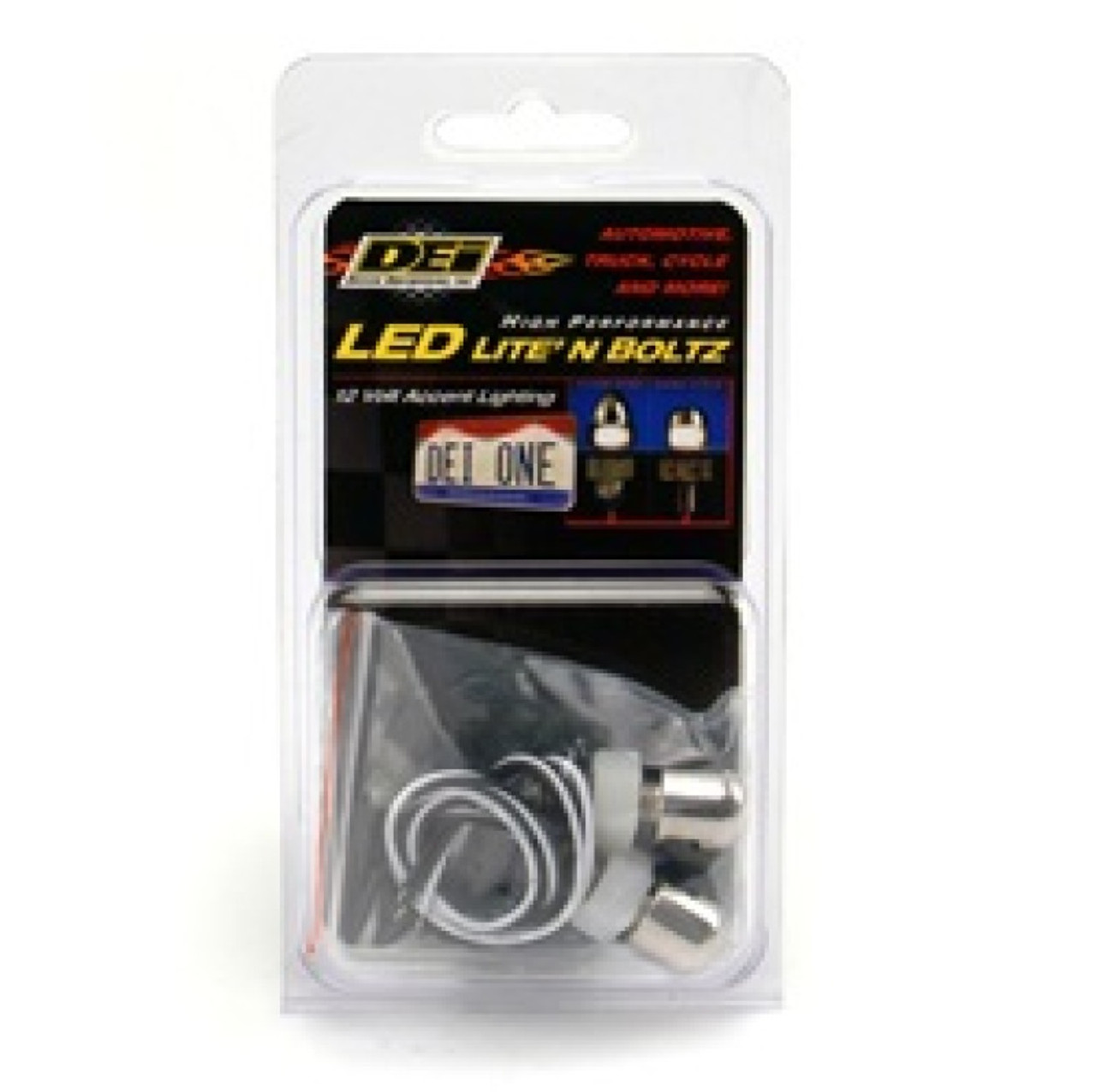 DEI LED LiteN Boltz LED LiteN Boltz License Plate Lighting - Dome Head - 2pc - Polished - 30310