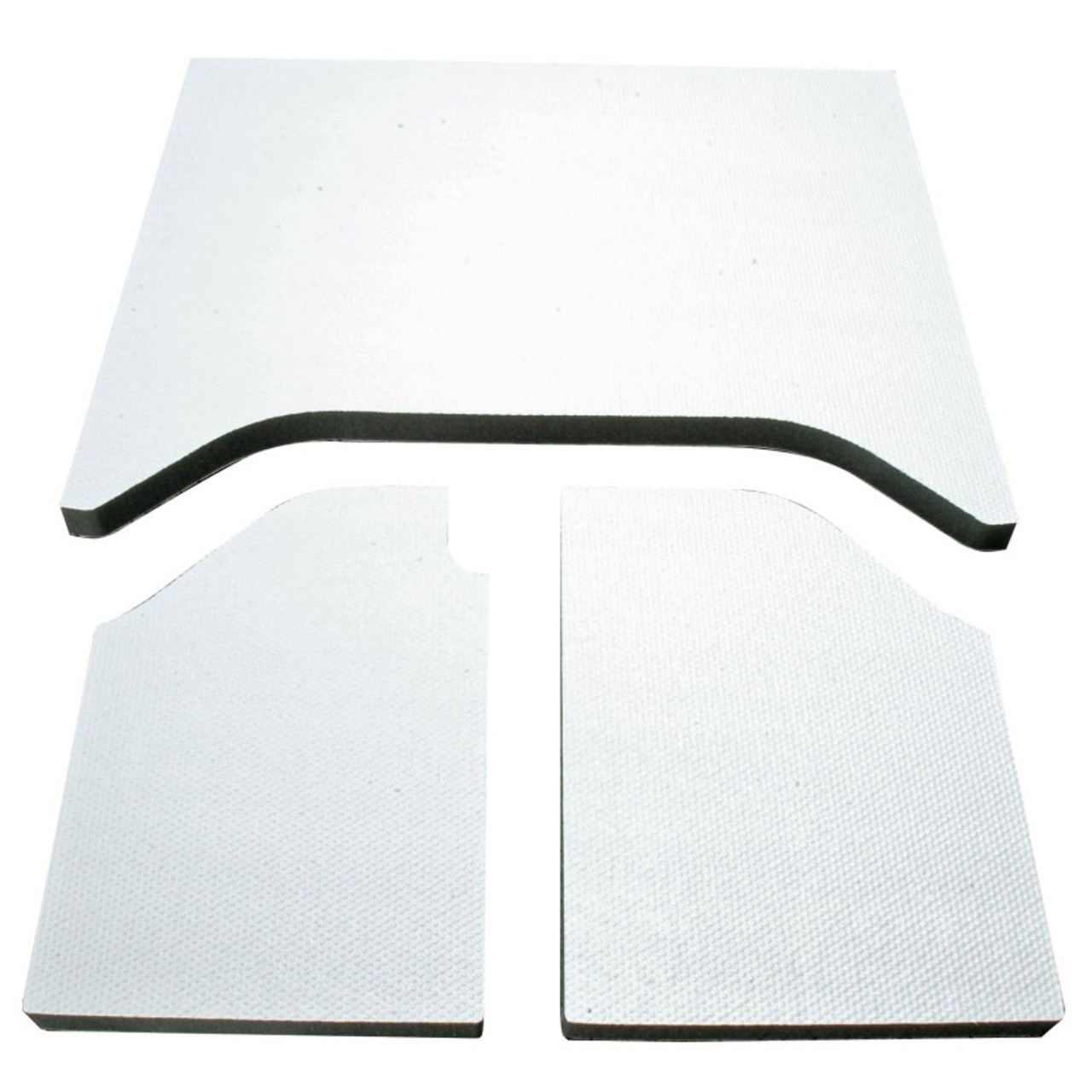 DEI 07-10 Jeep Wrangler JK 2-Door Boom Mat Headliner - 3 Piece - White - 50136